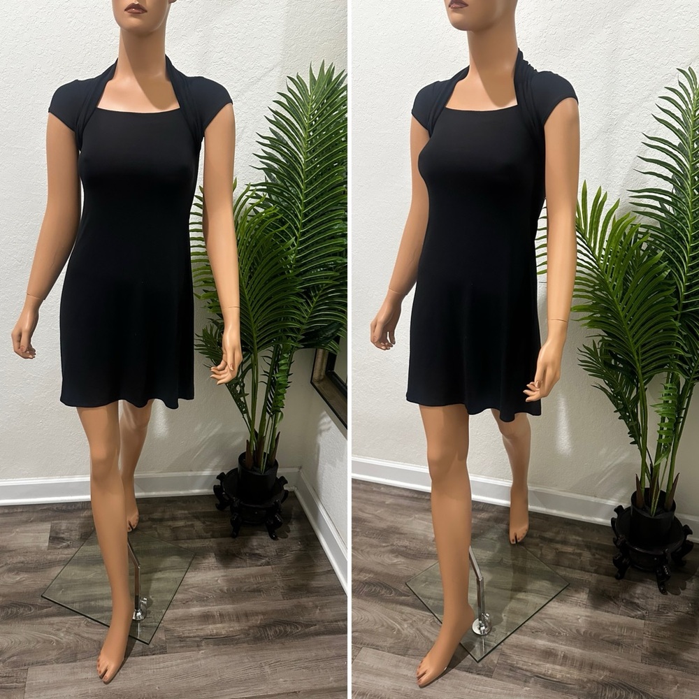 Bailey 44 Black Jersey Mini Dress XS